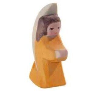NWT Ostheimer Wooden Toys Orange (Golden Yellow) Angel Figure